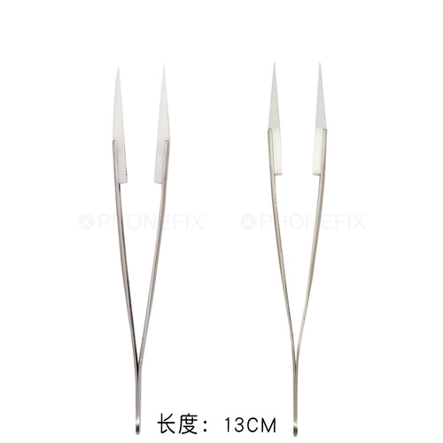 Stainless steel tweezers with replaceable heads, ceramic tweezers, resistant to high temperature, acid and alkali corrosion, DIY tools, anti-oxidation tweezers accessories