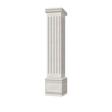 欧式艺术罗马柱外墙瓷砖农村围墙柱子仿花岗岩大理石门窗套线厂家