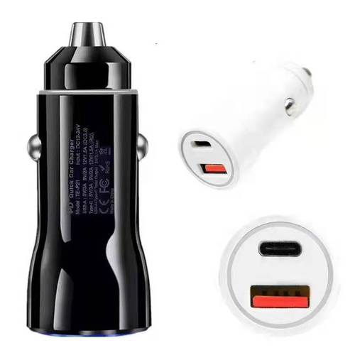 Factory Double USB Car Charger QC3.0 Car Phone Charger Cigarette Lighter Car Charger PD Car Charger