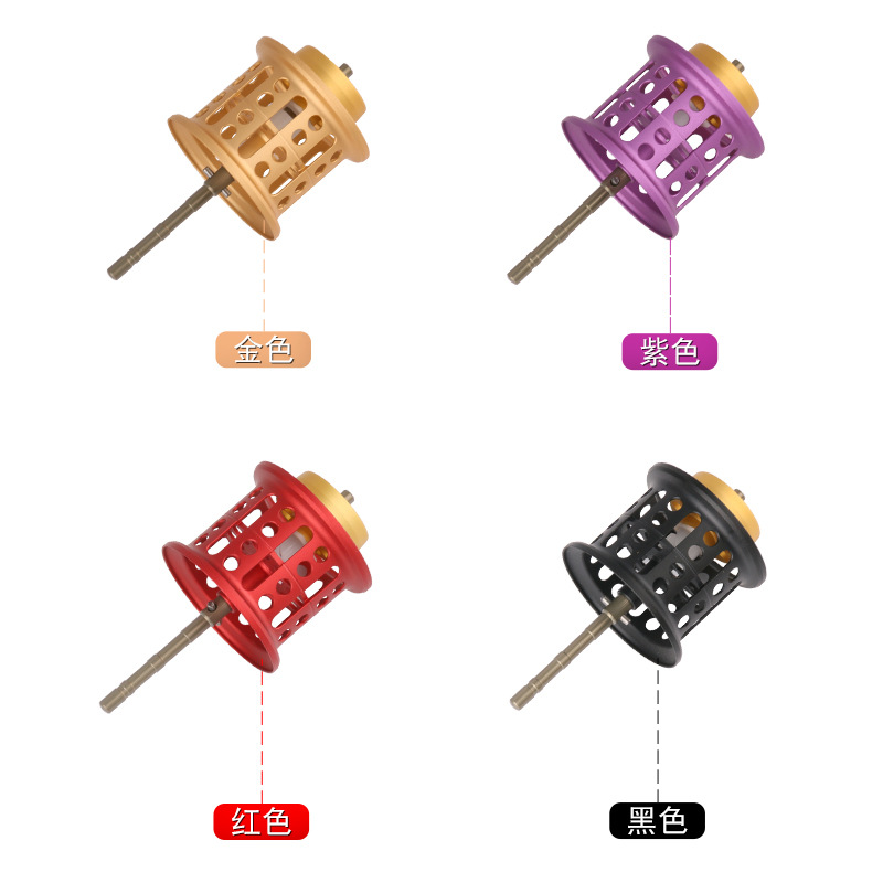 D牌戰(zhàn)斗蜘蛛微物線杯全金屬馬口路亞漁輪個(gè)性釣魚水滴輪改裝配件