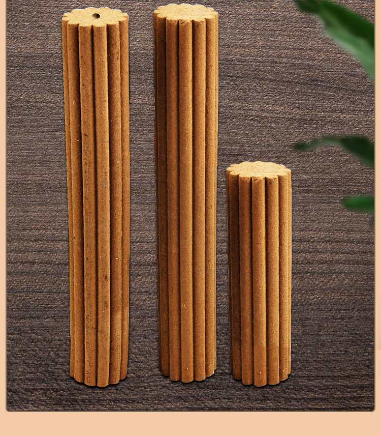 Micro-smoke 12-edge plum blossom moxa nine-Palace fire lotus flower Xizang fragrance Xizang medicine fragrance moxibustion Tongtian moxibustion aloes moxibustion beauty salon detai