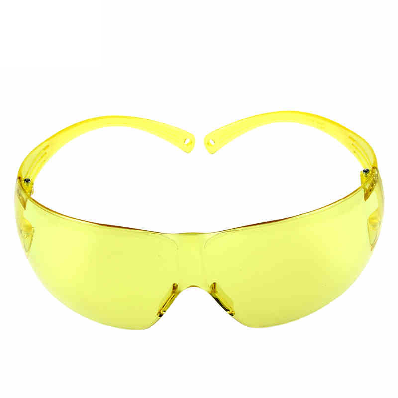 3M SF203AF 防风沙防尘防冲击阻隔紫外线挡风琥珀色防护眼镜