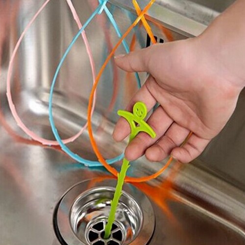 Wash basin pipe dredge grab hook toilet sewer hair cleaning hook bathroom bathtub hair cleaning hook
