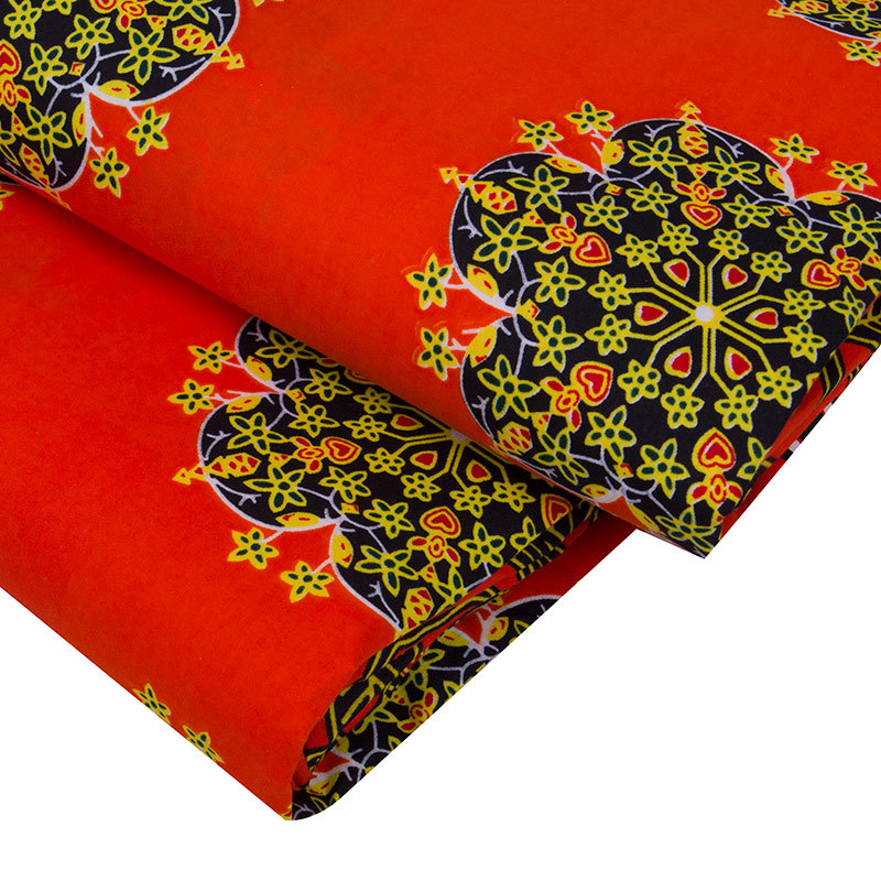 Ankara Polyester Farbic batik printing s...