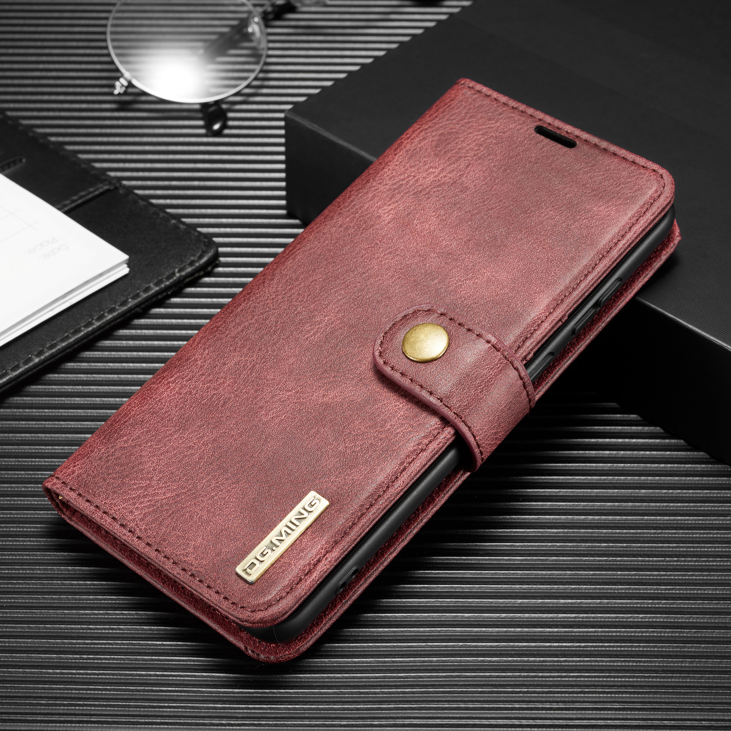 Magnetiskt läderfodral för samsung s21-serien och s23-modellerna_voghion.com