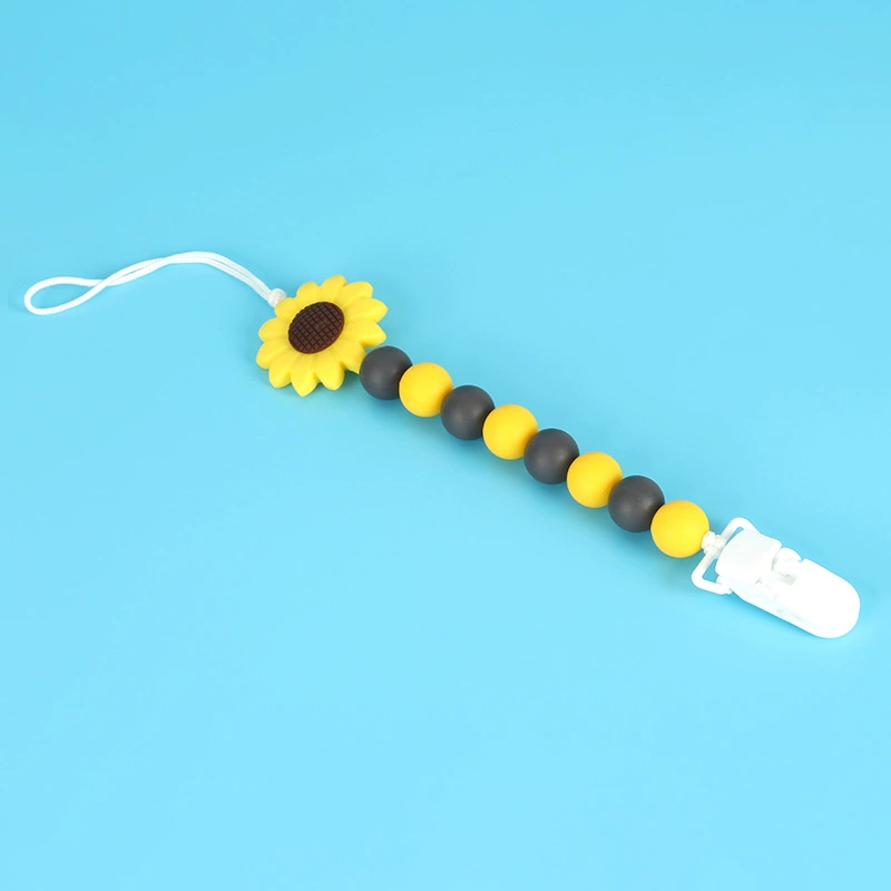 Children's silicone pacifier, beaded bracelet for training, toy, creative accessory