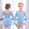 Children's sports clothing, demi-season skirt, long sleeve