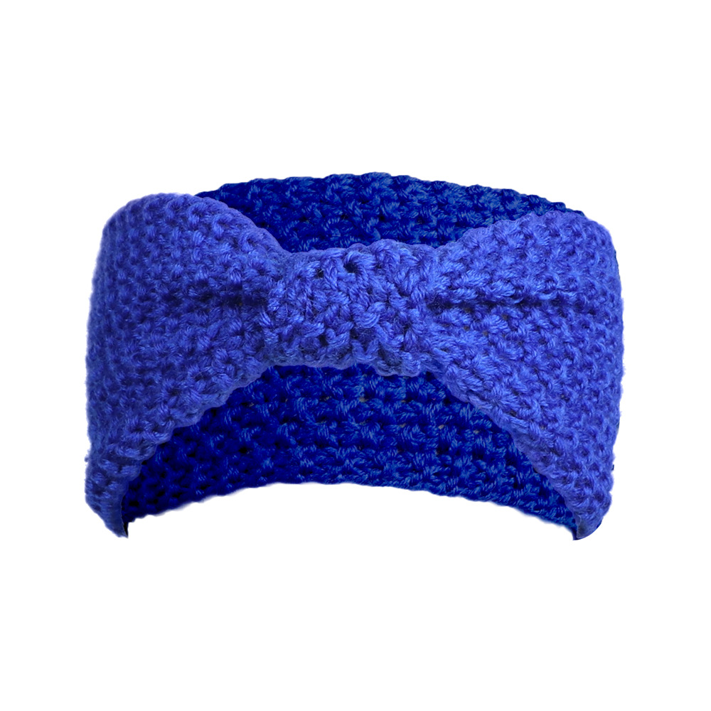 Women's Vintage Style Bow Knot Knit Hair Band display picture 3