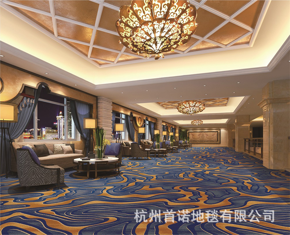 酒店宾馆全铺地毯客房走廊宴会厅会议室尼龙印花满铺阻燃地毯厂家-阿里巴巴