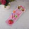 Children's cartoon cute necklace, shiny accessory for princess, sweater
