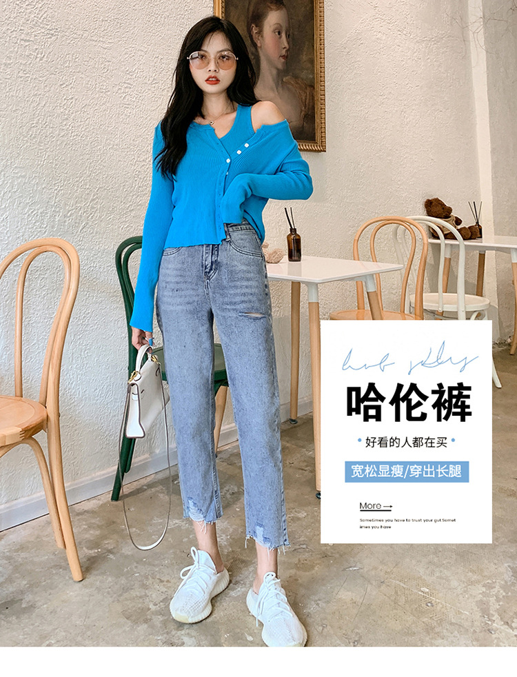 Pantalon léger femme en coton - Ref 3430260 Image 38