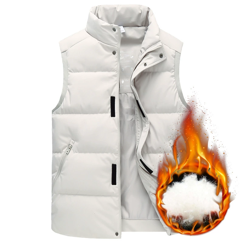 Fat Brother осень/зима 2021, новый мужской пуховик очень большого размера с воротником, мужской Молодежный утолщенный жилет