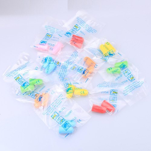 Noise reduction soundproof earplugs, sleeping soundproof cotton anti-noise sleep earplugs, mute men and women snoring silencer wholesale