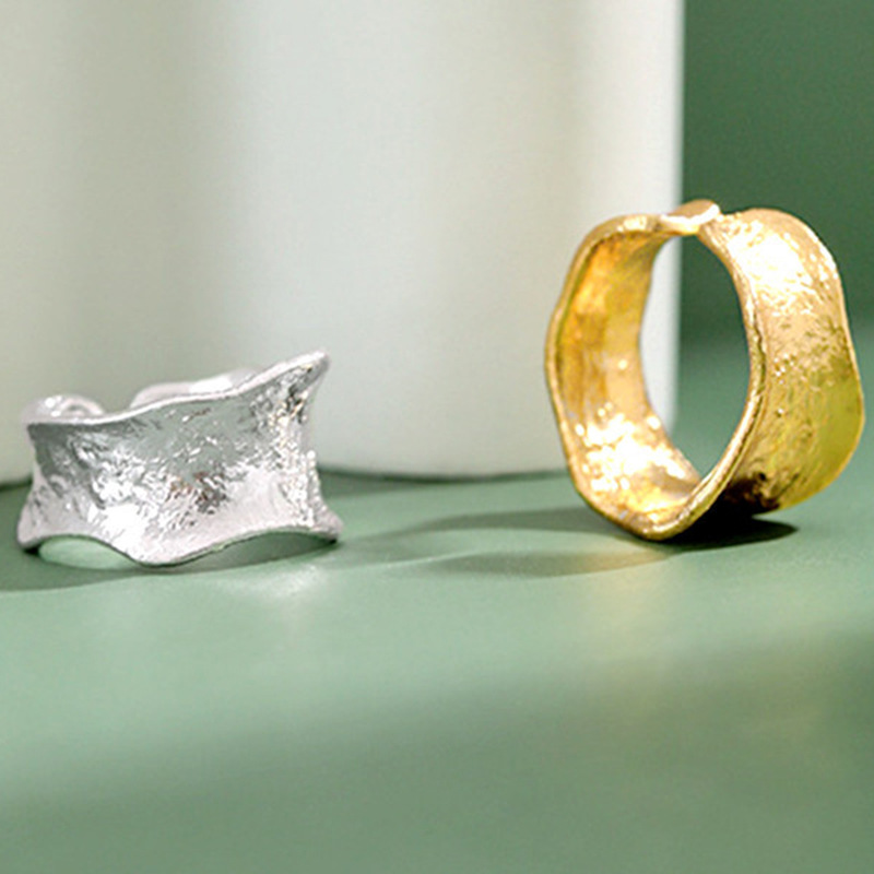 Fashionable brand geometric ring