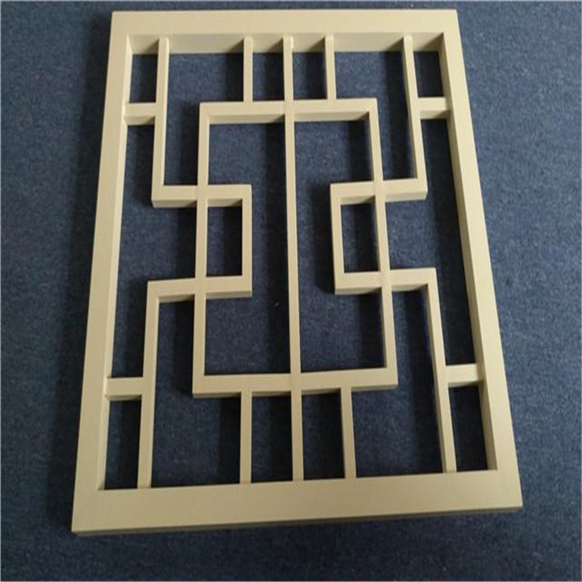 焊接铝窗花 铝方通焊接围栏 金属仿古装饰材料                  