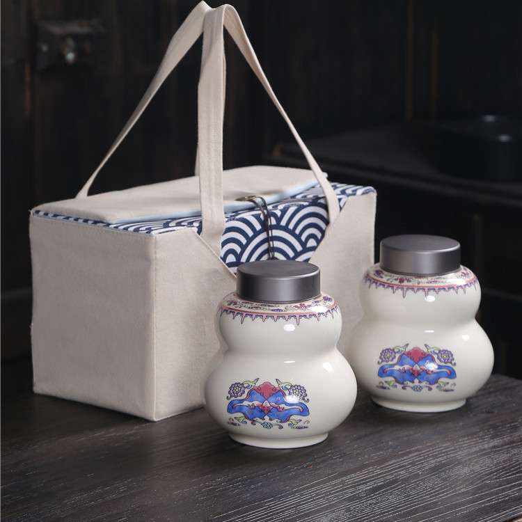 送礼创意单罐双罐通用手提礼品盒商务伴手礼礼品包装可定制厂家