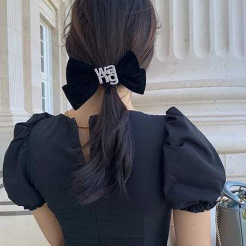 Black Bowknot  Hairpin display picture 1