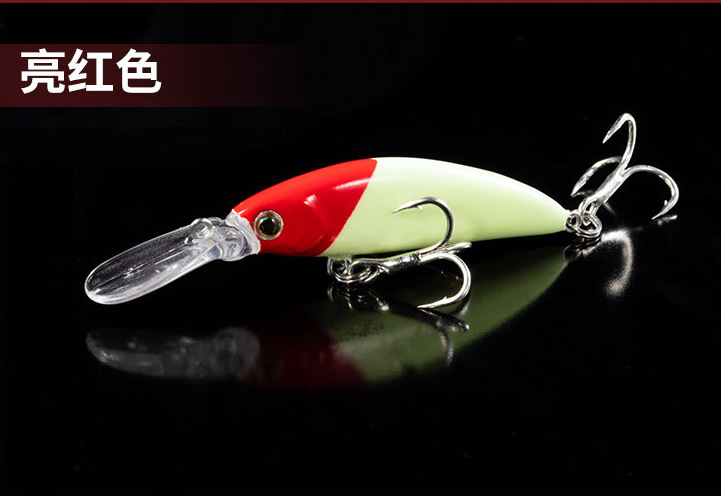 Sinking Minnow Lures Shallow Diving Minnow Baits Fresh Water Bass Swimbait Tackle Gear