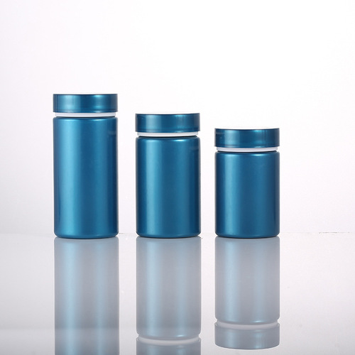 High-end 100ML PET plastic bottle for health care products, pharmaceutical packaging, calcium pills, capsules, original factory