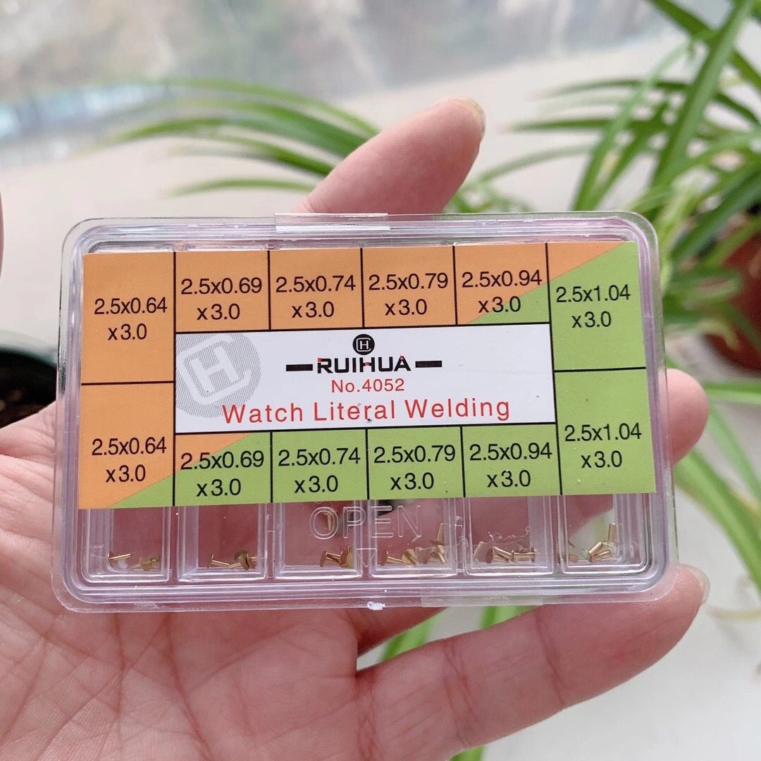 修表工具 RH盒装字盘脚 黄铜字面钉 手表字面钉配件