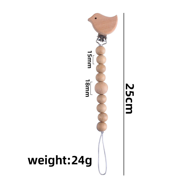 Suministros para bebés Beech Bird chupete clip Beech Torre Eiffel collar juguete mordedor chupete cadena diente Shaper