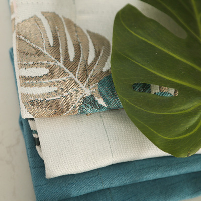 工厂直销 现代简约窗帘布客厅卧室水洗羊绒拼接遮光窗帘成品定制