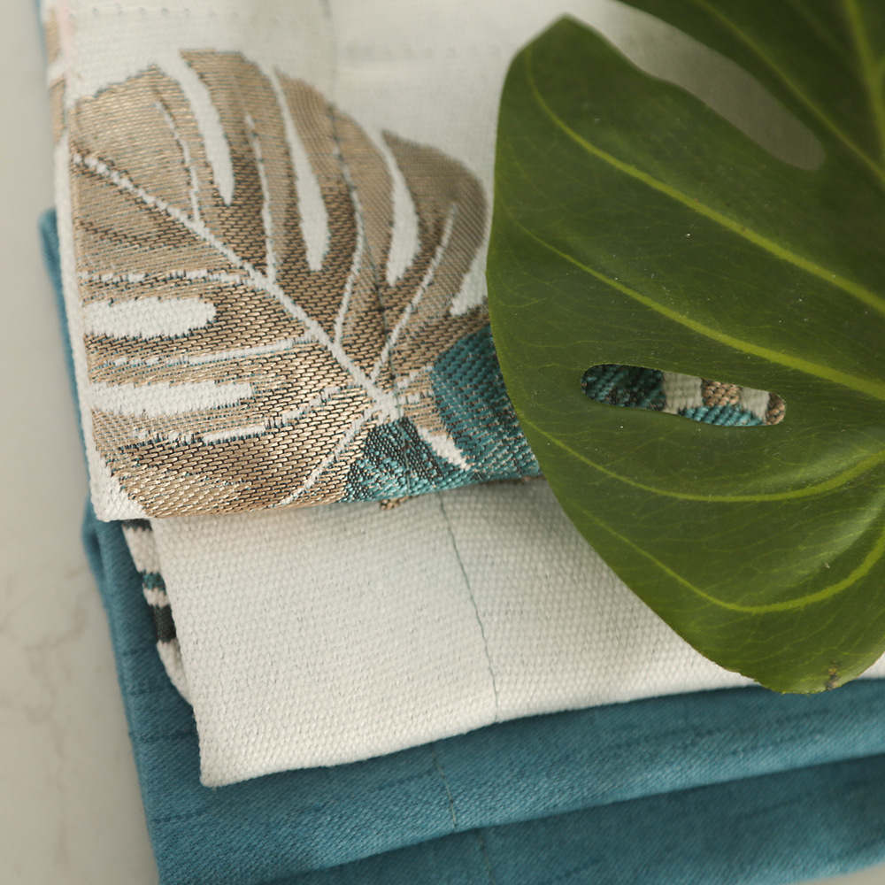 工厂直销 现代简约窗帘布客厅卧室水洗羊绒拼接遮光窗帘成品定制