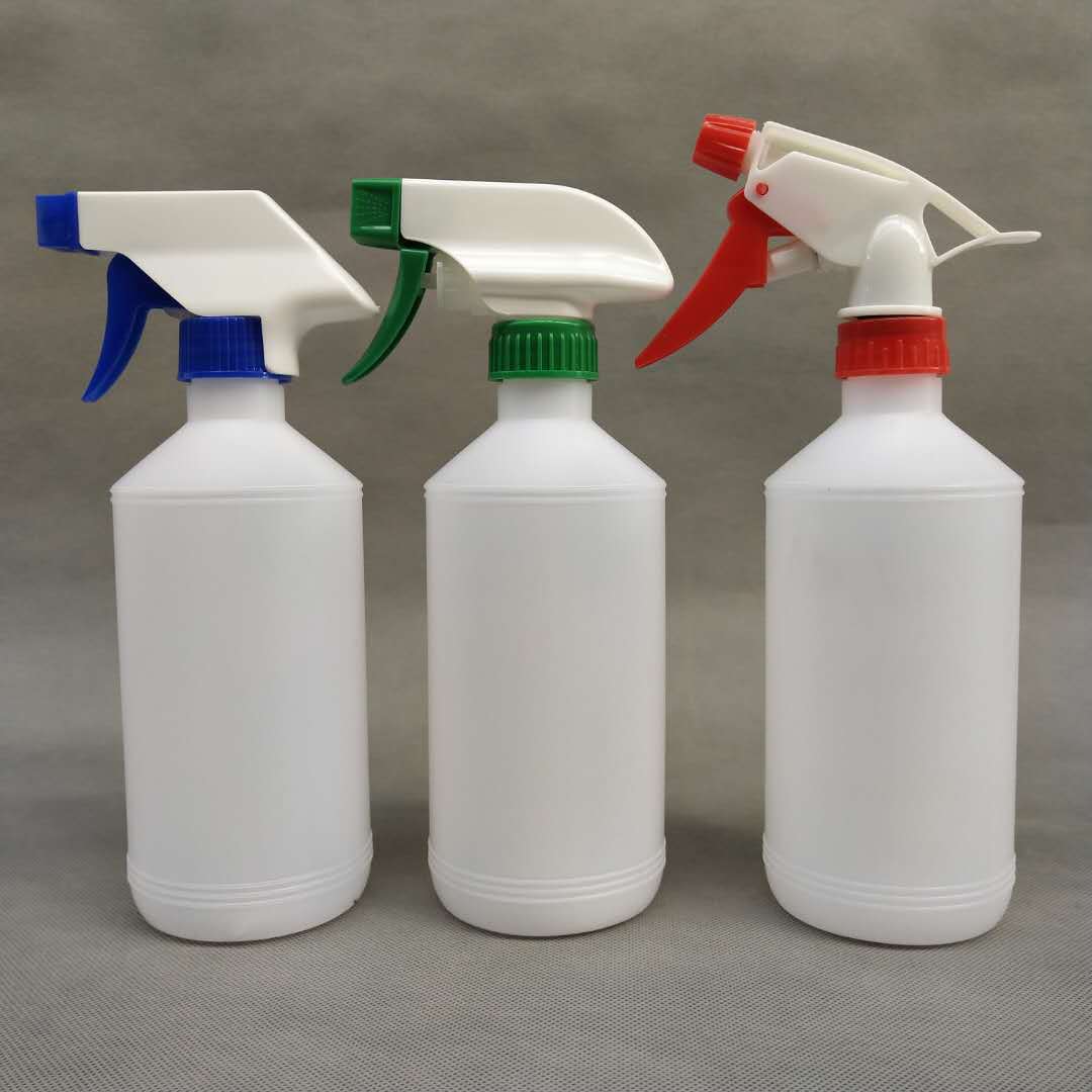 500ml塑料喷瓶手喷式喷枪瓶喷雾瓶子现货清洁清洗机头水瓶500毫升