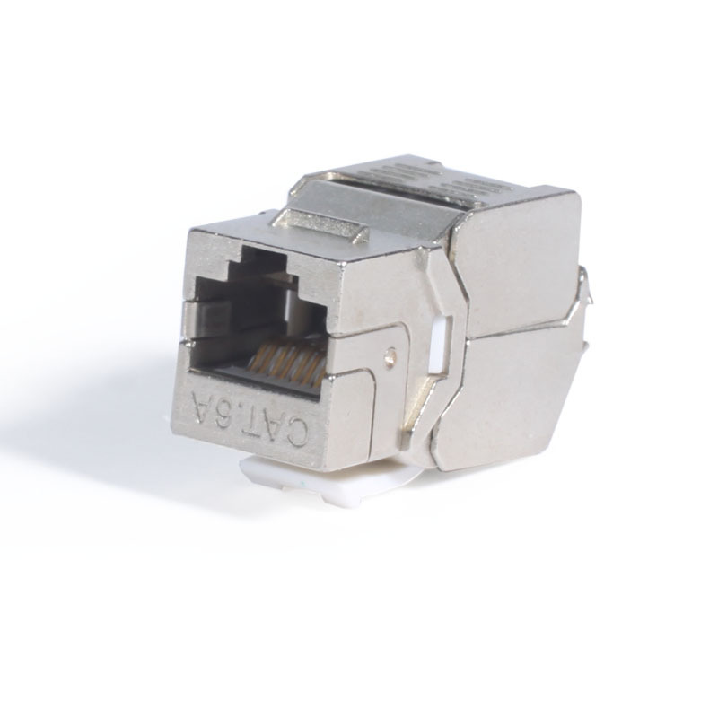 普盛千兆6A超六类网络模块全屏蔽免打RJ45模块电脑网络网线插座