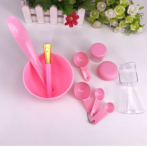 Beauty Silicone Mask Bowl, Soft Mask Bowl Full Set DIY Mask Tools, Soft Bowl Medium Size Large Size, Mask Mixing Brush