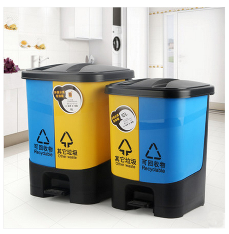 Creative fashionable garbage can for home use