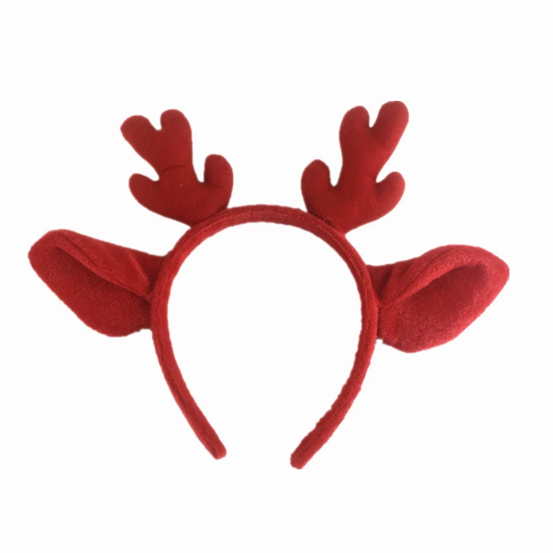 Christmas cute red hair accessory, children's headband for adults, funny hairpins, dress up