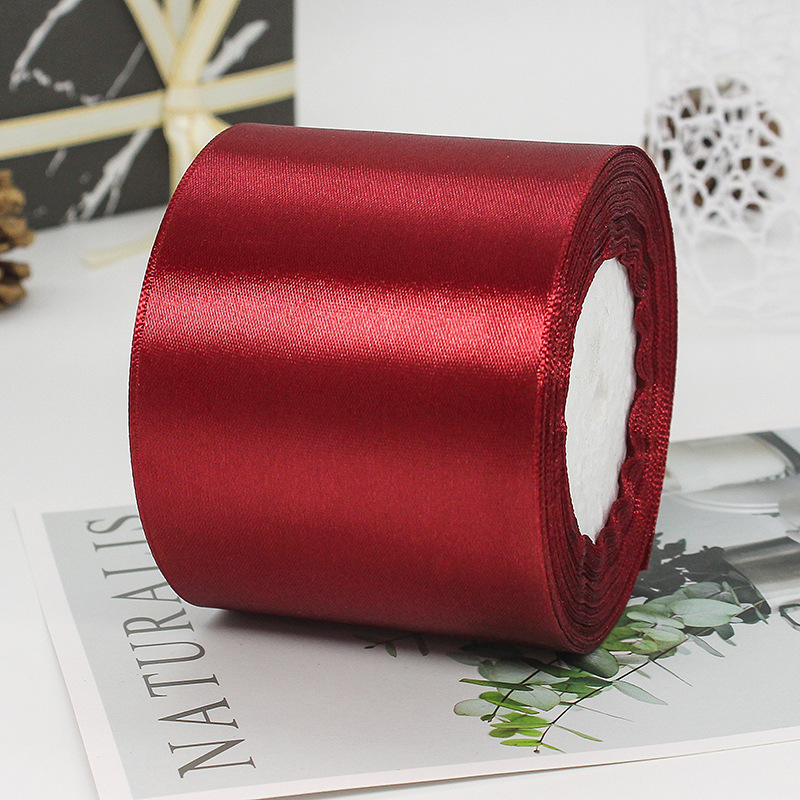 Fábrica al por mayor 7,5 cm cinta boda decoración regalo embalaje silla espalda cinta al por mayor