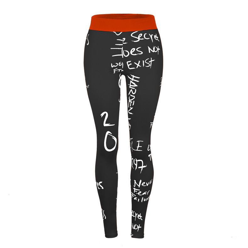 Slimming Printed Yoga Leggings NSKX18921