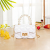 Small bag female 2020 new PVC mini mouth red envelope pearl hand jelly 冻 chain shoulder Messenger bag