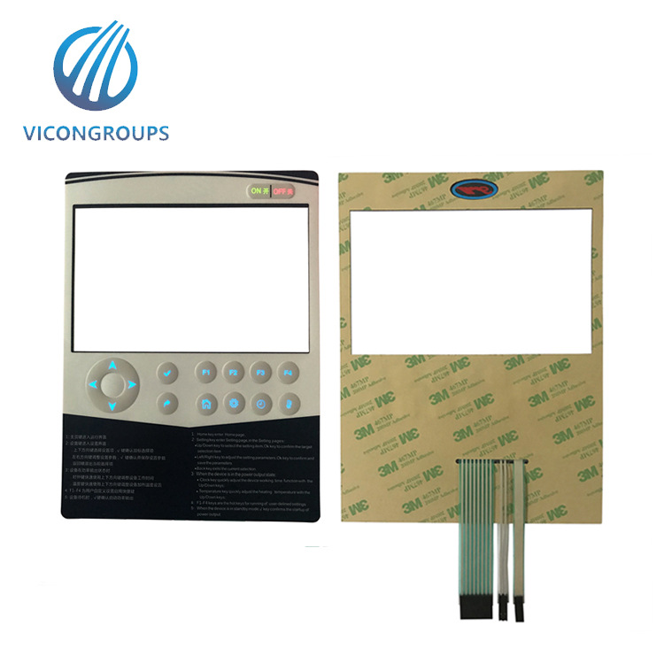 薄膜开关柔性线路板带灯矩阵按键开关 EL发光片LGF导光片薄膜开关