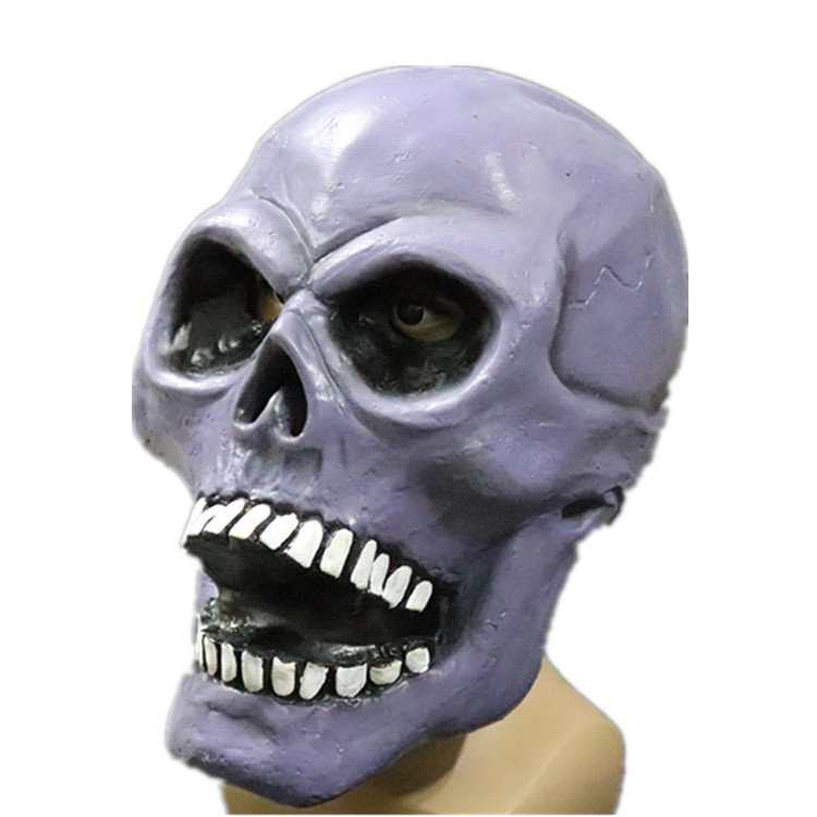 Halloween cráneo máscara horror scary truco de látex tocados cabeza del cráneo de color casa embrujada bar vestir Accesorios