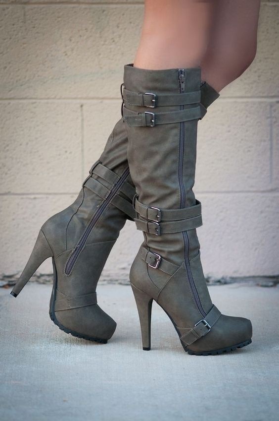 Stiletto Heel Heel Type Round Toe Toe Type Home, Daily Occasion Warm, Heighten Function Women's Casual Vacation Solid Color Round Toe Classic Boots