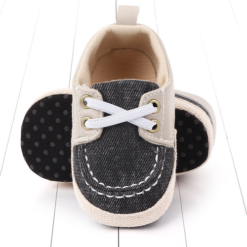 Spring and Autumn Newborn 0-12 Months Baby Shoes Anti-Slip Soft Sole Baby Learning to Walk Shoes Casual Baby Shoes 2408