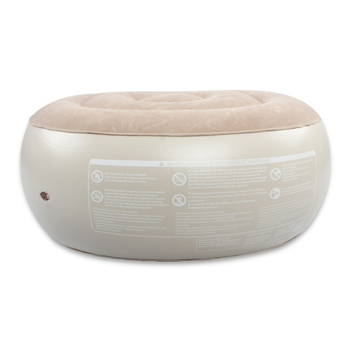 跨境供应 PVC植绒充气便携懒人坐凳懒人脚凳批发