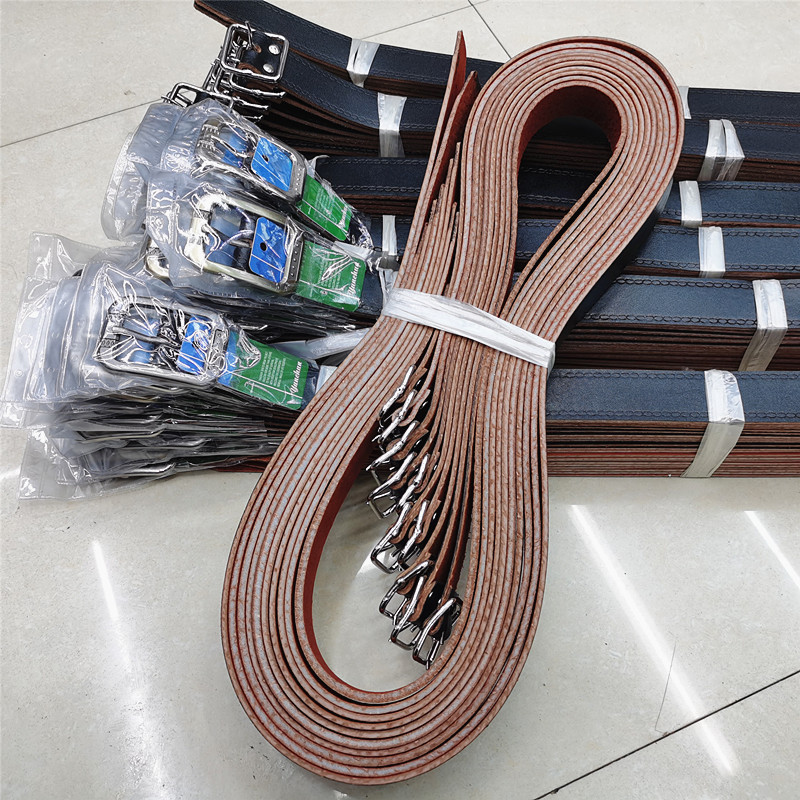 Best-selling men's genuine leather belts on the street, now knife-cut, single-piece pigskin belt, pin buckle belt, manufacturer ready stock wholesale