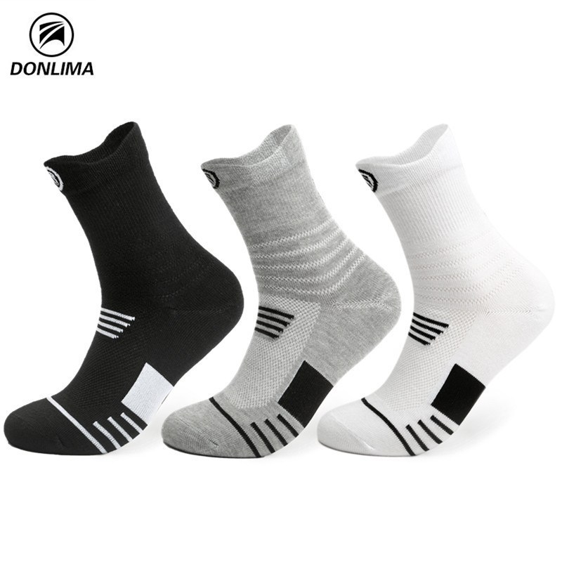 Basketball socks men's thick towel botto...