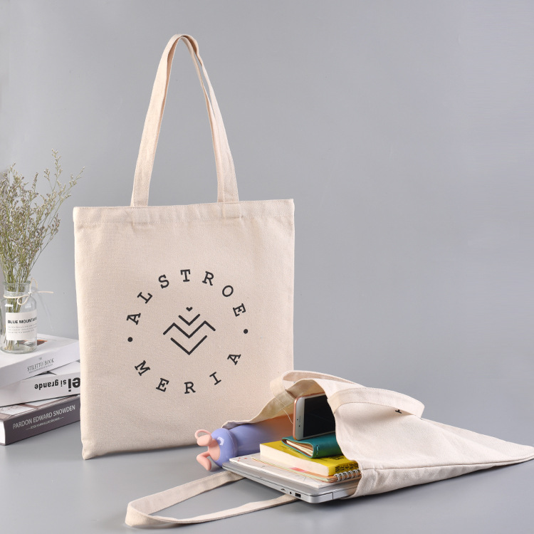 丝印帆布手提包定做 印花单肩拉链棉布袋 广告购物帆布袋定制logo