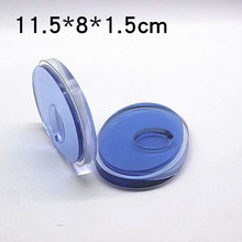 水晶汽车香水座底板玻璃底座车用香水香薰汽车内饰品摆件