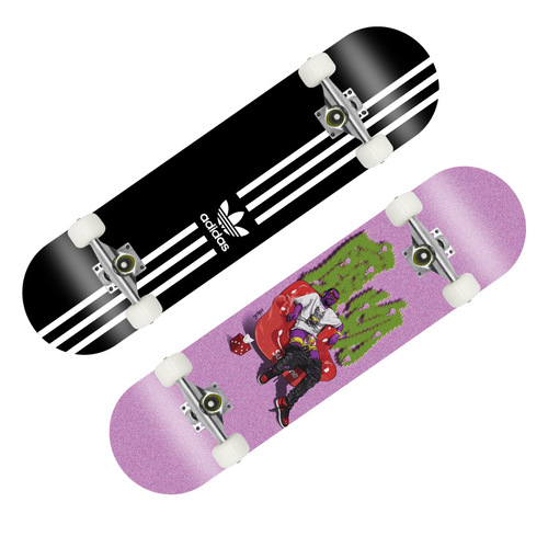 Cherry Brand Skateboard Wholesale Dropshipping Professional Four-Wheel Maple Youth and Children Adult Double Kicktail Board