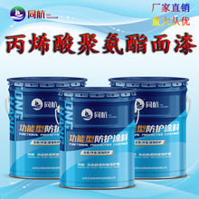 杭州鋼結構室內室外防銹用塗料 丙烯酸聚氨酯面漆 顏色可指定