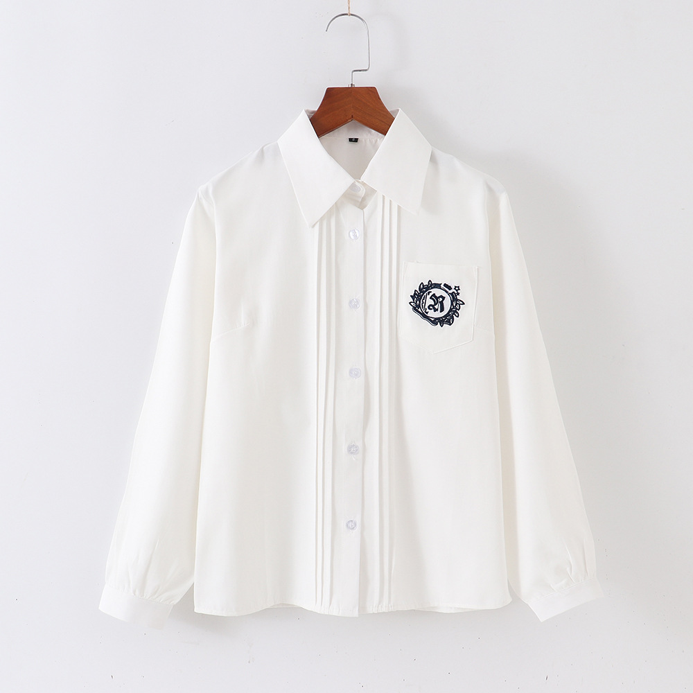 Белый лонгслив