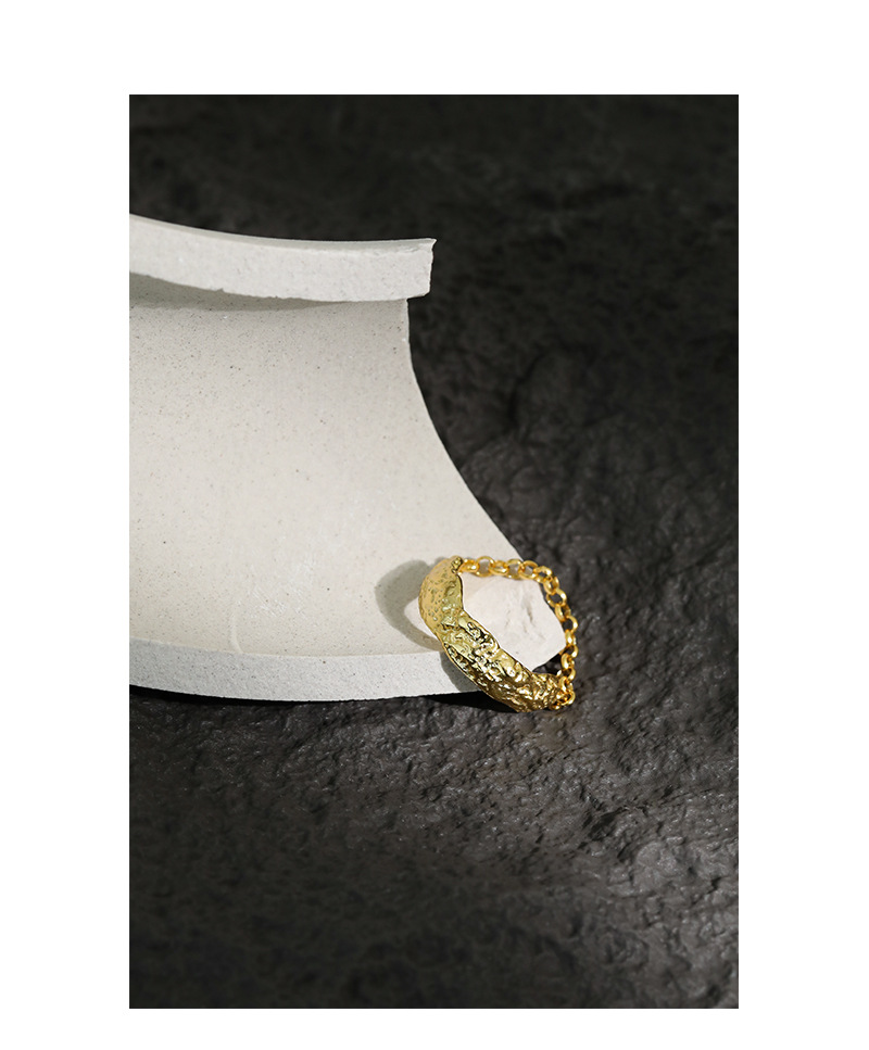 Simple Style Geometric Sterling Silver Plating Rings