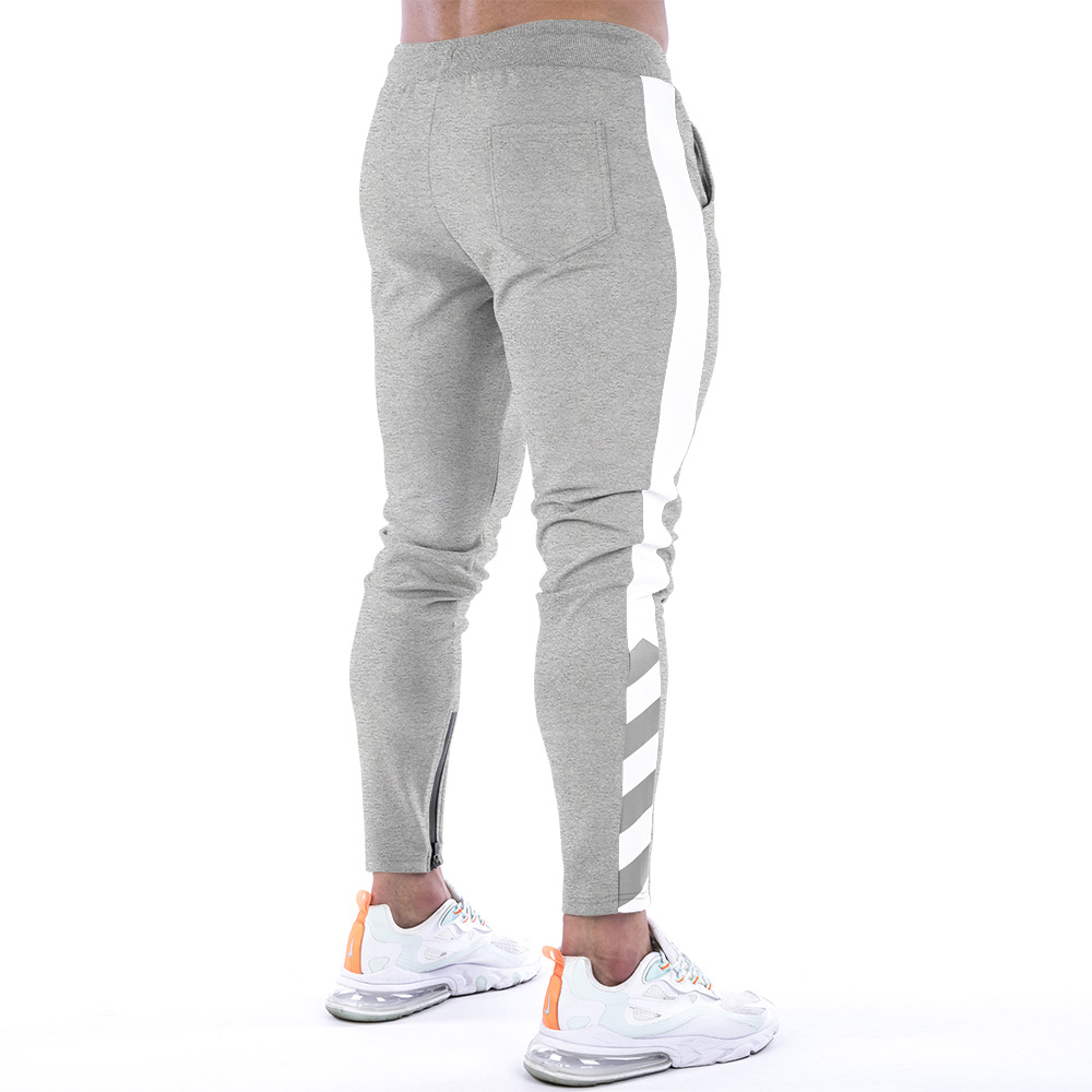 Muscle Fitness Uomo Autunno e Inverno Nuovi Sport per il tempo libero Corsa Allenamento Piedi Pantaloni_voghion.com