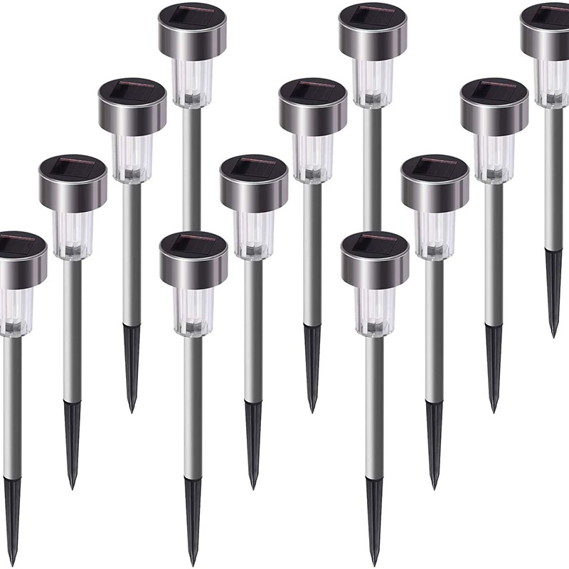Travel LED garden lights solar-powered stainless steel for gazebo, night light, (Cross-border trading)